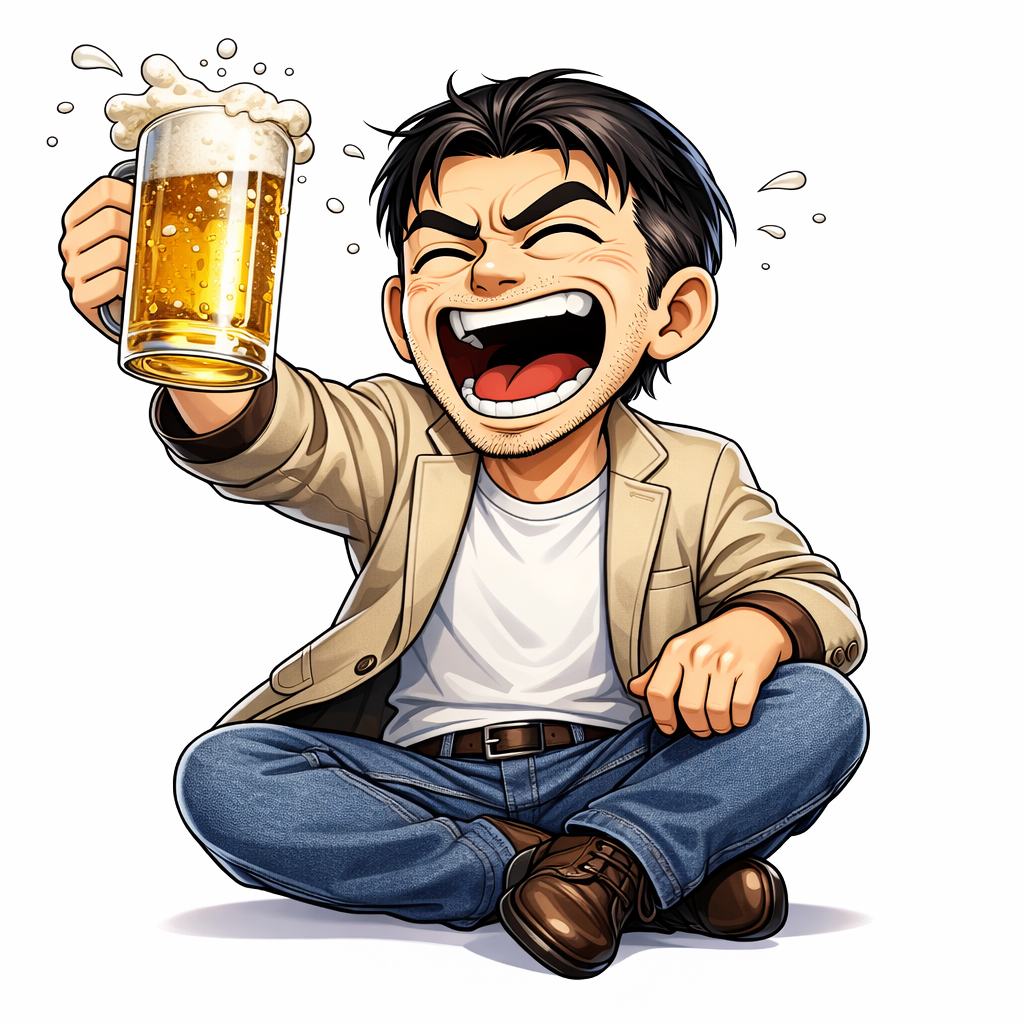 食べ歩きとお酒のイメージ